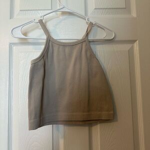 Primark crop tank tan
